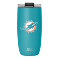 NFL Voyager Tumbler with Clear Flip Lid & Straw