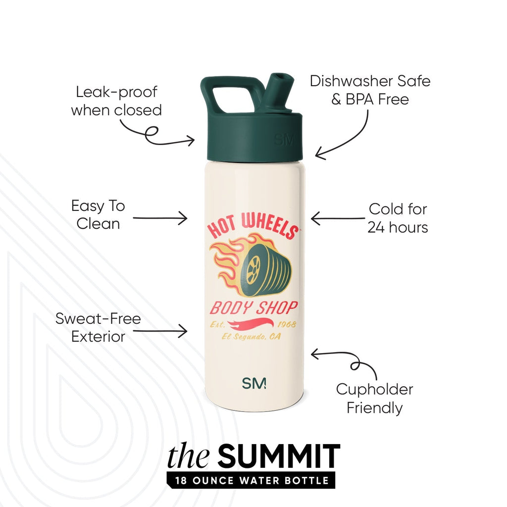 Summit Kids Water Bottle with Straw Lid