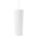 Textured Plastic Classic Tumbler with Straw Lid