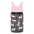 Summit Kids Plastic Water Bottle with Straw Lid