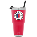 NBA Cruiser Tumbler with Flip Lid and Straw